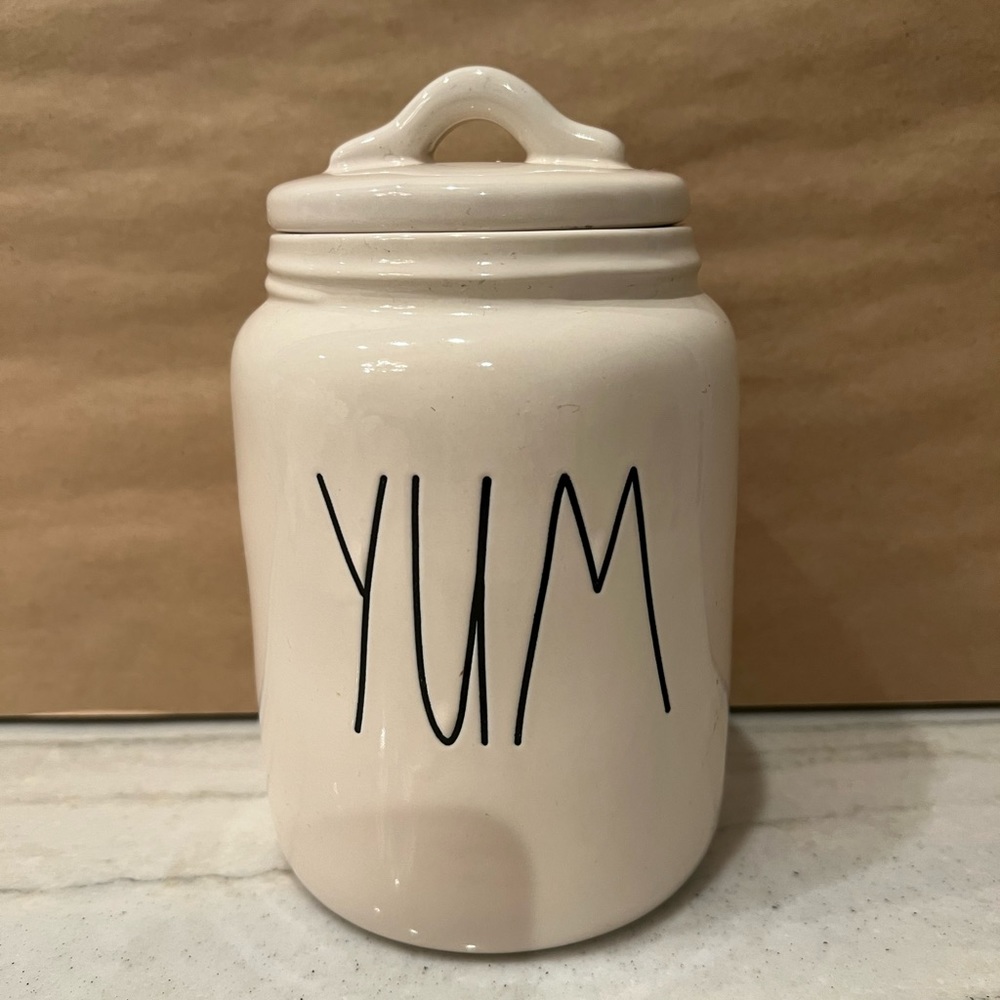 Rae dunn yum small canister
